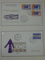 Cept 1956-1975 **/gestempelt oder auf Brief in 3 Lindner Bindern #MA044