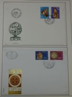 Cept 1956-1975 **/gestempelt oder auf Brief in 3 Lindner Bindern #MA044