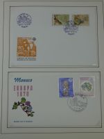 Cept 1956-1975 **/gestempelt oder auf Brief in 3 Lindner Bindern #MA044
