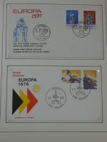 Cept 1956-1975 **/gestempelt oder auf Brief in 3 Lindner Bindern #MA044