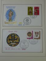 Cept 1956-1975 **/gestempelt oder auf Brief in 3 Lindner Bindern #MA044