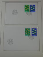 Cept 1956-1975 **/gestempelt oder auf Brief in 3 Lindner Bindern #MA044