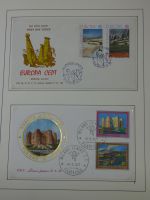 Cept 1956-1975 **/gestempelt oder auf Brief in 3 Lindner Bindern #MA044