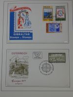 Cept 1956-1975 **/gestempelt oder auf Brief in 3 Lindner Bindern #MA044