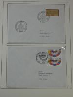 Cept 1956-1975 **/gestempelt oder auf Brief in 3 Lindner Bindern #MA044