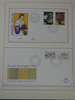Cept 1956-1975 **/gestempelt oder auf Brief in 3 Lindner Bindern #MA044