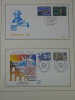 Cept 1956-1975 **/gestempelt oder auf Brief in 3 Lindner Bindern #MA044