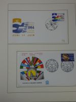 Cept 1956-1975 **/gestempelt oder auf Brief in 3 Lindner Bindern #MA044
