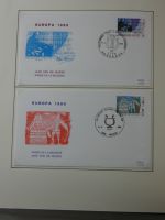 Cept 1956-1975 **/gestempelt oder auf Brief in 3 Lindner Bindern #MA044
