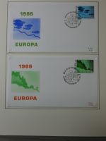 Cept 1956-1975 **/gestempelt oder auf Brief in 3 Lindner Bindern #MA044