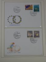 Cept 1956-1975 **/gestempelt oder auf Brief in 3 Lindner Bindern #MA044