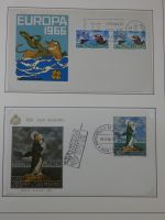 Cept 1956-1975 **/gestempelt oder auf Brief in 3 Lindner Bindern #MA044