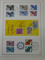 Cept 1956-1975 **/gestempelt oder auf Brief in 3 Lindner Bindern #MA044