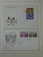 Cept 1956-1975 **/gestempelt oder auf Brief in 3 Lindner Bindern #MA044