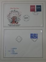 Cept 1956-1975 **/gestempelt oder auf Brief in 3 Lindner Bindern #MA044