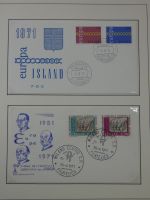 Cept 1956-1975 **/gestempelt oder auf Brief in 3 Lindner Bindern #MA044