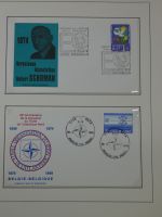 Cept 1956-1975 **/gestempelt oder auf Brief in 3 Lindner Bindern #MA044