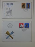 Cept 1956-1975 **/gestempelt oder auf Brief in 3 Lindner Bindern #MA044