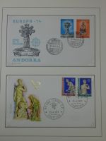 Cept 1956-1975 **/gestempelt oder auf Brief in 3 Lindner Bindern #MA044
