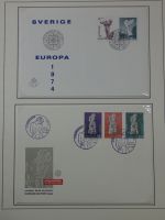 Cept 1956-1975 **/gestempelt oder auf Brief in 3 Lindner Bindern #MA044