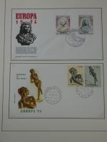 Cept 1956-1975 **/gestempelt oder auf Brief in 3 Lindner Bindern #MA044
