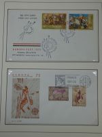 Cept 1956-1975 **/gestempelt oder auf Brief in 3 Lindner Bindern #MA044