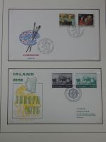 Cept 1956-1975 **/gestempelt oder auf Brief in 3 Lindner Bindern #MA044