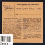 Französische Zone Württemberg 10 auf Paketkarte #OV055