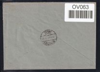Französische Zone Württemberg 25 auf Brief als Einzelfrankatur #OV063