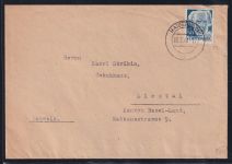 Französische Zone Württemberg 24 auf Brief als Einzelfrankatur #OV065