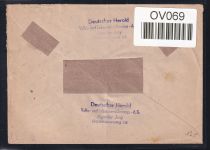 Französische Zone Württemberg 21 auf Brief als Mehrfachfrankatur #OV069