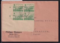 Sowjetische Zone 85 auf Brief Provinz Sachsen #DAR71