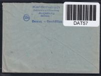 Alliierte Bestzung 2 auf Brief im Sechserblock #DAT57