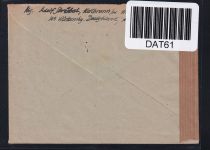 Alliierte Bestzung 915, 918, 926a P OR ndgz, 927 auf Brief Zensur Ausland #DAT61