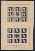 Österreich 772-775 B postfrisch als Kleinbogen, etwas fleckig #DAN85