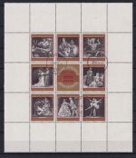 Österreich Jahrgang 1969 gestempelt mit Kleinbogen #DAW55