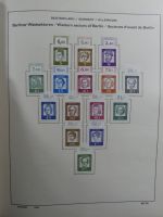 Berlin ab Anfängen gestempelt bzw Falz im Schaubek Album #MA024