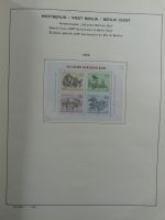 Berlin ab Anfängen gestempelt bzw Falz im Schaubek Album #MA024