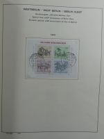 Berlin ab Anfängen gestempelt bzw Falz im Schaubek Album #MA024