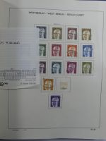 Berlin ab Anfängen gestempelt bzw Falz im Schaubek Album #MA024