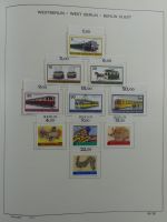 Berlin ab Anfängen gestempelt bzw Falz im Schaubek Album #MA024