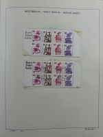 Berlin ab Anfängen gestempelt bzw Falz im Schaubek Album #MA024