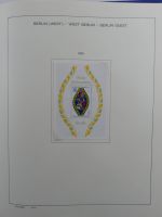 Berlin ab Anfängen gestempelt bzw Falz im Schaubek Album #MA024