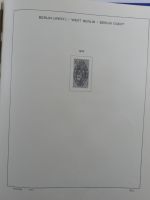 Berlin ab Anfängen gestempelt bzw Falz im Schaubek Album #MA024