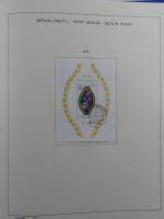 Berlin ab Anfängen gestempelt bzw Falz im Schaubek Album #MA024