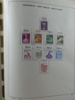 Berlin ab Anfängen gestempelt bzw Falz im Schaubek Album #MA024