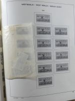 Berlin ab Anfängen gestempelt bzw Falz im Schaubek Album #MA024