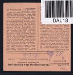 Französische Zone Baden 24 auf Brief als Mehrfachfrankatur Paketkarte #DAL18