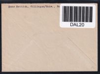 Französische Zone Baden 25 auf Brief als Einzelfrankatur portogerecht #DAL20