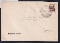 Französische Zone Baden 35 auf Brief als Einzelfrankatur portogerecht #DAL30